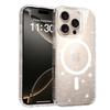 Милый прозрачный блестящий чехол со стразами для For Iphone 17E 16E 17 Air 16 Pro Max 1 Plus 14 13 Mag Safe Женский чехол для девушки
