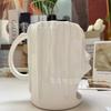 Hot-selling ceramic biscuit cup coffee cup white porcelain creative breakfast mug face milk water cup