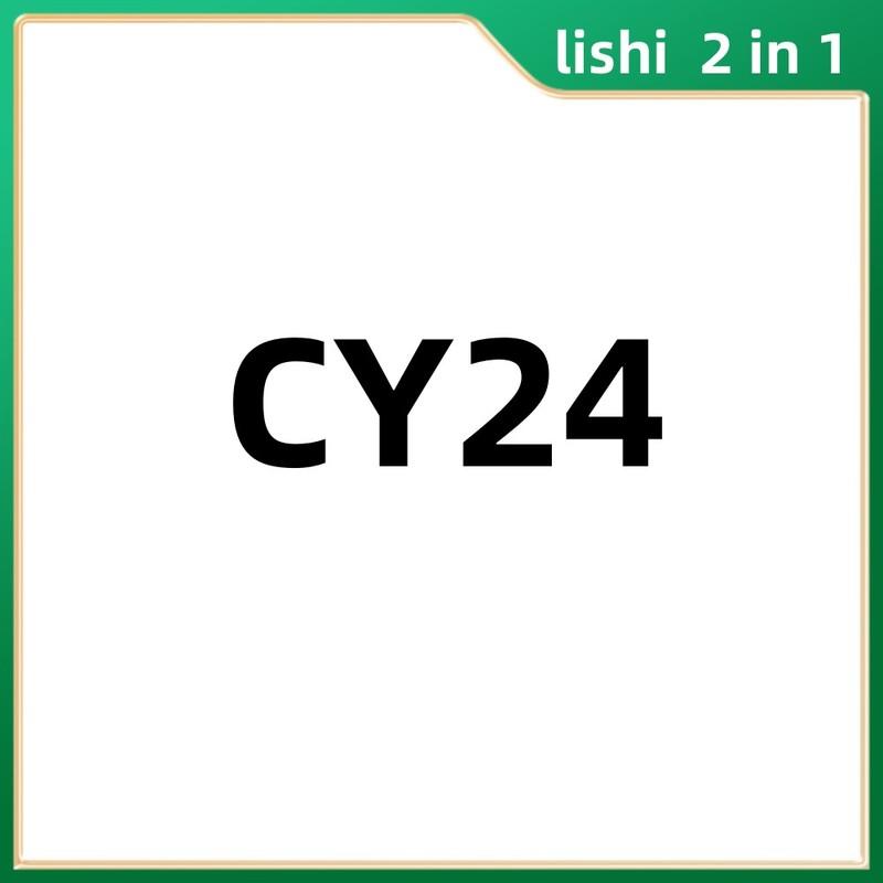 Инструмент 2 в 1 Lishi CY24 считыватель ключей CY24R для CFMOTO-A -B для Dashuang HU198 DAT12R DAT17 DWO4R FB77 FB107 FO38 для Ford2017