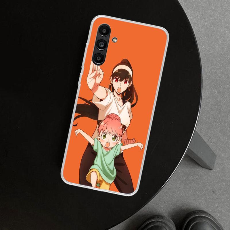 Anime S-Spy Family Anya Phone Case Cover for Samsung Galaxy A17 A16 A26 A36 A56 A57 A37 A15 A25 A35 A55 A14 A24 A34 A54 A13 A23