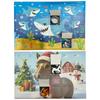 Christmas Advent Calendar 2025 24 Days Shark/Horse Countdown Calendar with 24 Collectible Figures Holiday Gifts for Kids