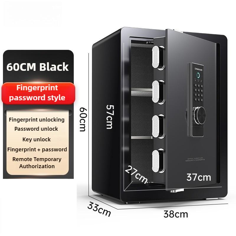 Anti-theft Alarm Digital Safe Deposit Box Small Home Office Safe Box All Steel Bedside Cabinet File Storage Rack