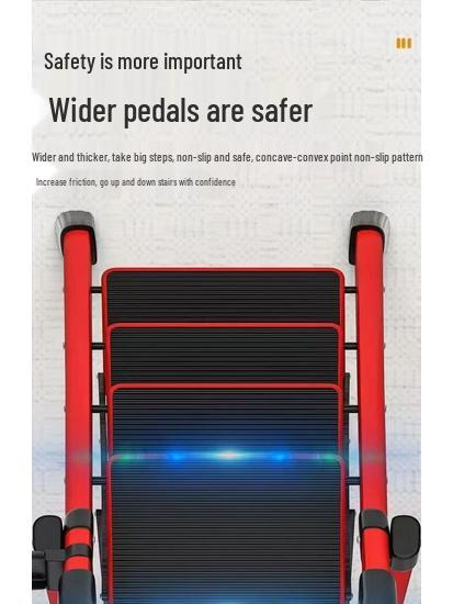 Portable Multi-Functional Four-Step Folding Step Ladder for Indoor Use