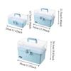 Pill Box Medicine Kit Organizer Storage Box Dust-proof Tackle Box Emergency Box  Desktop Storage