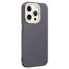 For iPhone 14 Pro Max Cover PU Leather+TPU Shockproof Phone Case with Metal Lens Frame
