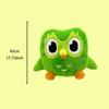 Kawaii Green Owl Plush Toys Cute BuffDuo Stuffed Dolls Animals Scarf Bear Stuffed Toy Room Cushion Birthday Gifts