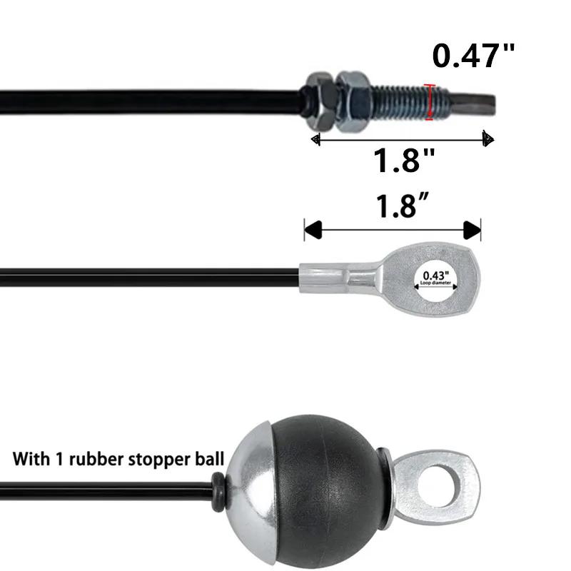 2 м-5 м спортивный кабель, трос, сверхмощные стальные запасные части для домашнего спортзала, фитнеса, кабельный шкив, аксессуары, диаметр 5 мм