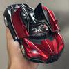 1:24 Bugatti Tourbillon Суперкар Сплав Литье под давлением Металлическая Модель Автомобиля Высокая Симуляция Украшения Декор Хобби Коллекционные Праздничные