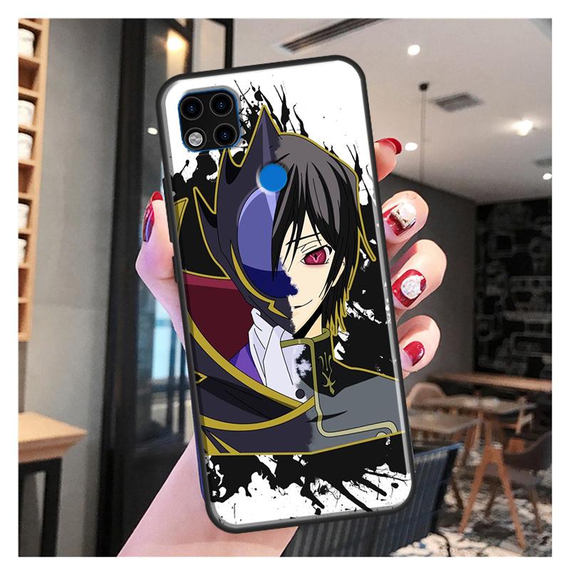 Чехол Lelouch Code Geass для Xiaomi Redmi Note 10 Pro Note 9 Pro Note 11 Pro 8T 9S 10S 10 9A 9T 9C