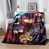 3D Print J-Jujutsu-K- Kaisen Anime Pattern Flannel Blanket,Multi-purpose Holiday Gift Blanket Warm And Soft Blankets All Seasons
