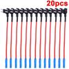 Car Fuse Tap Add A Circuit Adapter Standard ATM APM ATC Blade Fuse Holder Box Wire Socket Cable for LED Light Electronics Power Fuses4
