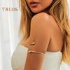 Arm Bracelet Liquid Shape Opening Adjustable Alloy Solid Color Polished Anti-slip Arm Decoration Bangle Shopping Arm Cuff Party Dating Daily Wear