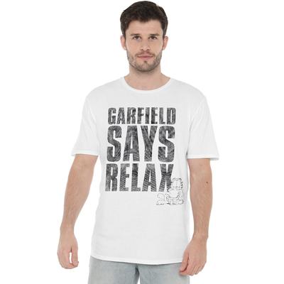 Garfield Relax T-Shirt S-5XL White