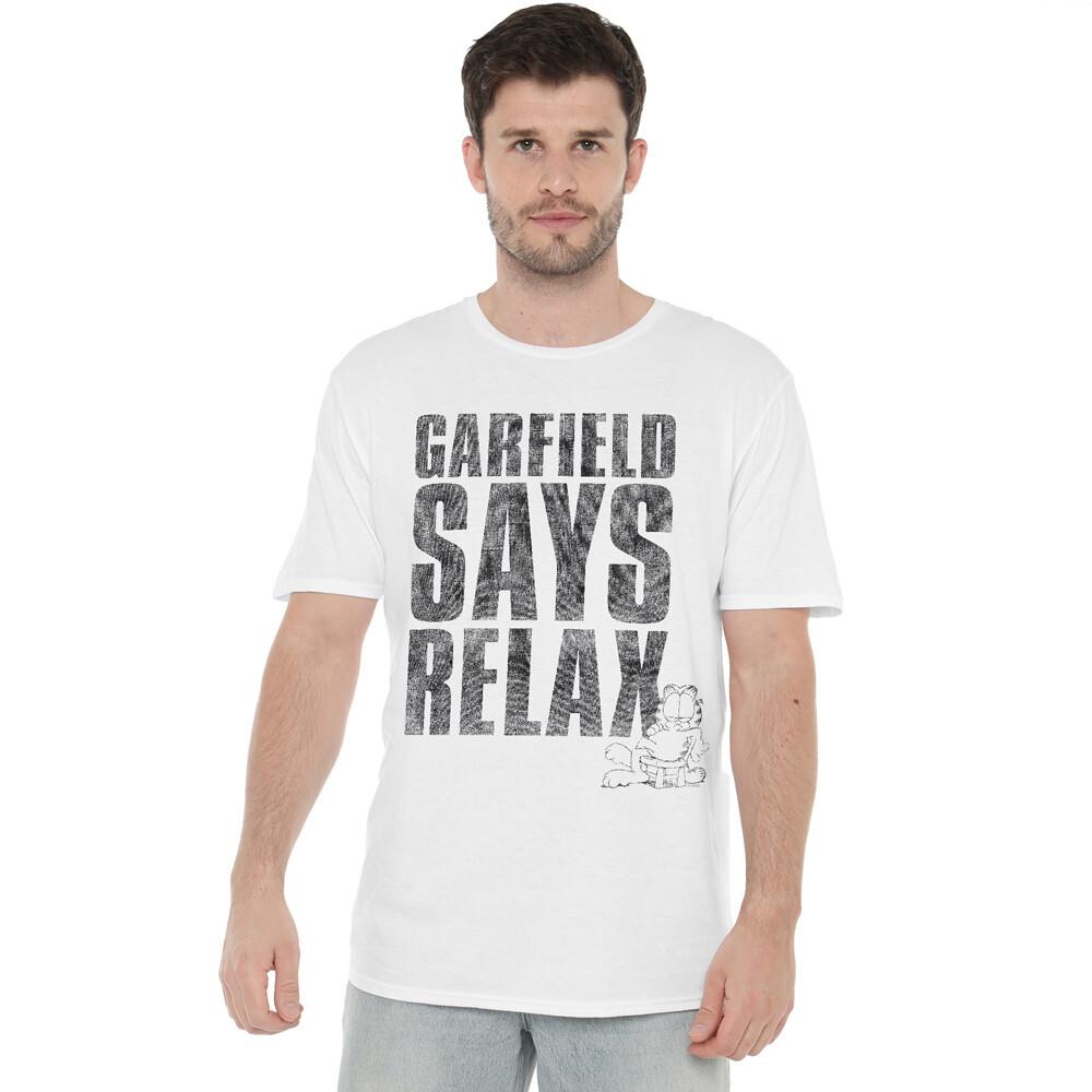 Garfield Relax T-Shirt S-5XL White