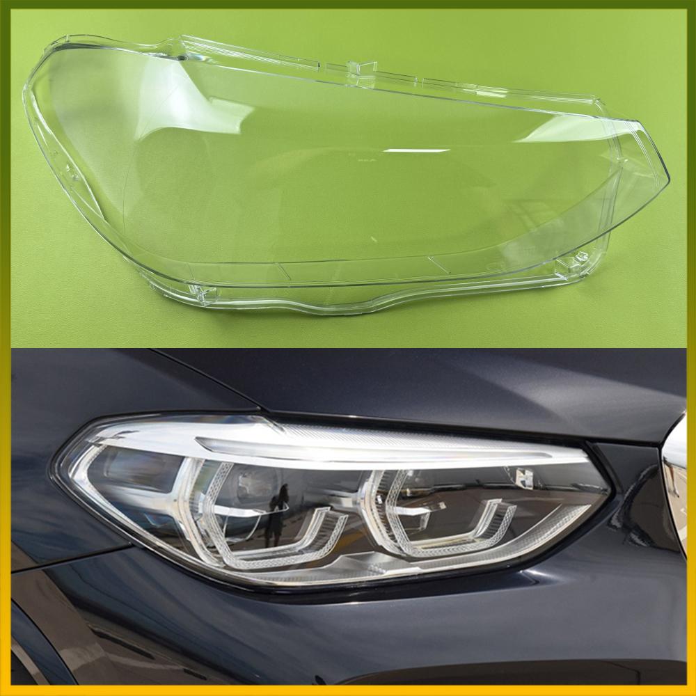 Car Front Headlight Cover Lens Glass Case Head Light Lamp Shell For BMW X3 X4 X3M X4M G01 G02 G08 F97 F98 2018 2019 2020 2021