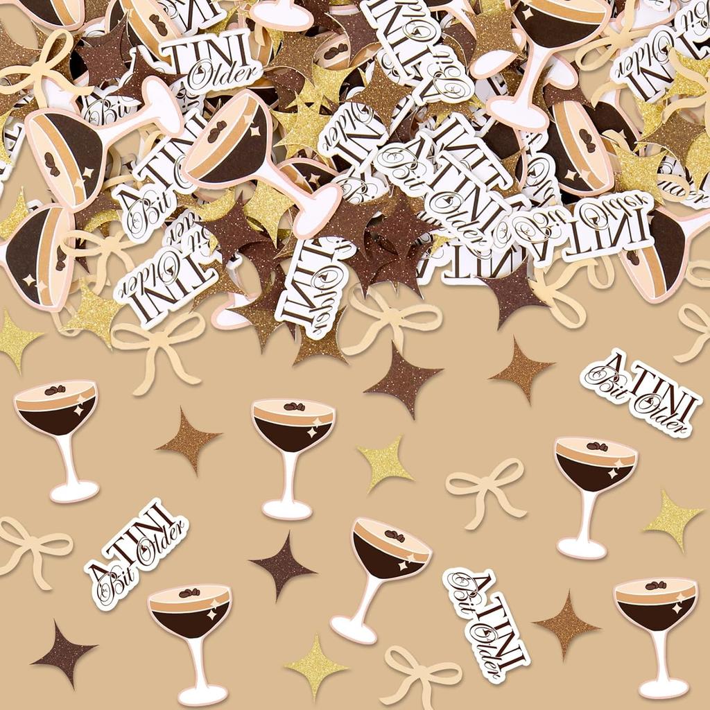 Whaline 300Pcs Hanukkah Table Confetti Menorah Star Dreidel Shaped Glitter Confetti Blue Gold Silver Table Centerpiece For Chanukah Party Decoration