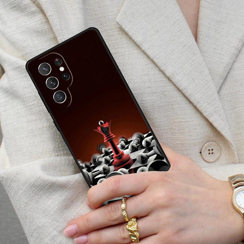 Чехол для телефона 'Шахматные фигуры' для Samsung Galaxy S26 Ultra S25 S24 S23 S22 S21 S20 Note10