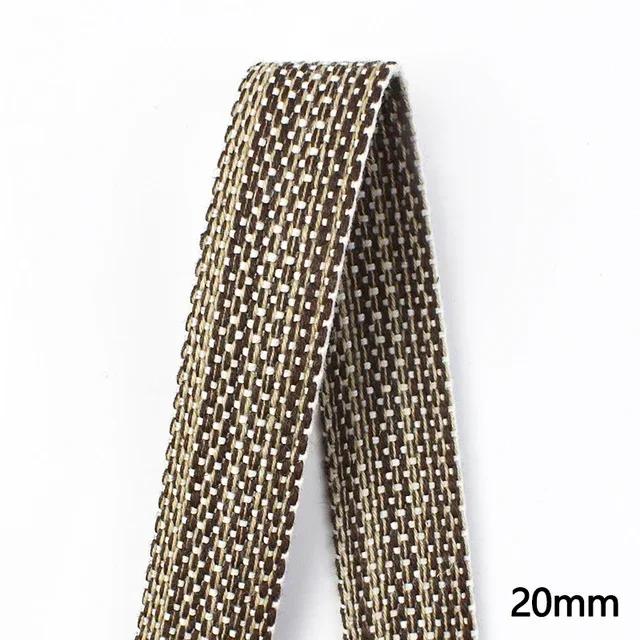 1/2/3/4/5 м Хлопковая Рами Лента Стропа Жаккардовая Лента Ремень для Рюкзака Ленты DIY Шитье Косая Бейка Аксессуары для Одежды