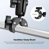 NEEWER Motorcycle Bicycle Handlebar Clamp Holder Magnetic Car Mount Accessories Kit for Insta360 X3-X5 GoPro  Action Cameras