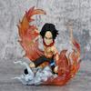 Аниме Фигурка One Piece 10 см Q-версия Боевая Фигурка Действия Портгас Д. Эйс Модель Статуэтка из ПВХ Кукла Коллекция Подарок