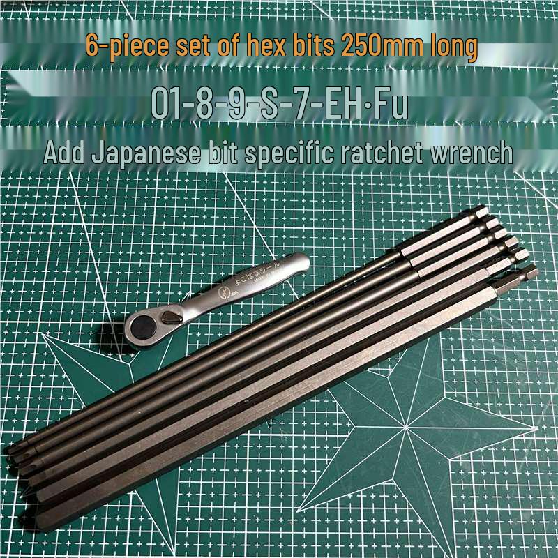 Рукоятка мини-трещотки Yokohama 1/4" - Двусторонняя с быстрым сбросом для вращения вперед и назад