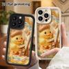 Чехол для телефона: 2D плоский, подходит для защитного чехла iPhone 18 17 16 15 14 13 12 Pro, с рисунком маленькой желтой уточки, идеальный Рождество и Хэллоу