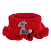 Neck Warmer Cartoon Giraffe Ruffle Knitted Windproof High Elasticity Keep Warm Ultra Soft Kids Fake Collar Neck Scarf for Winter
