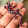 Baroque Luxury Shiny Lizard Animal Design Men Women Brooch Pin, Jewelry Clothing Accessories, WeddingHolidayCouple Surprise Gift