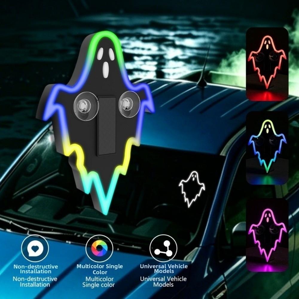 RGB Color Atmosphere Breathing Lamp Dynamic Gradient Car Devil's Eyen Light Side Window