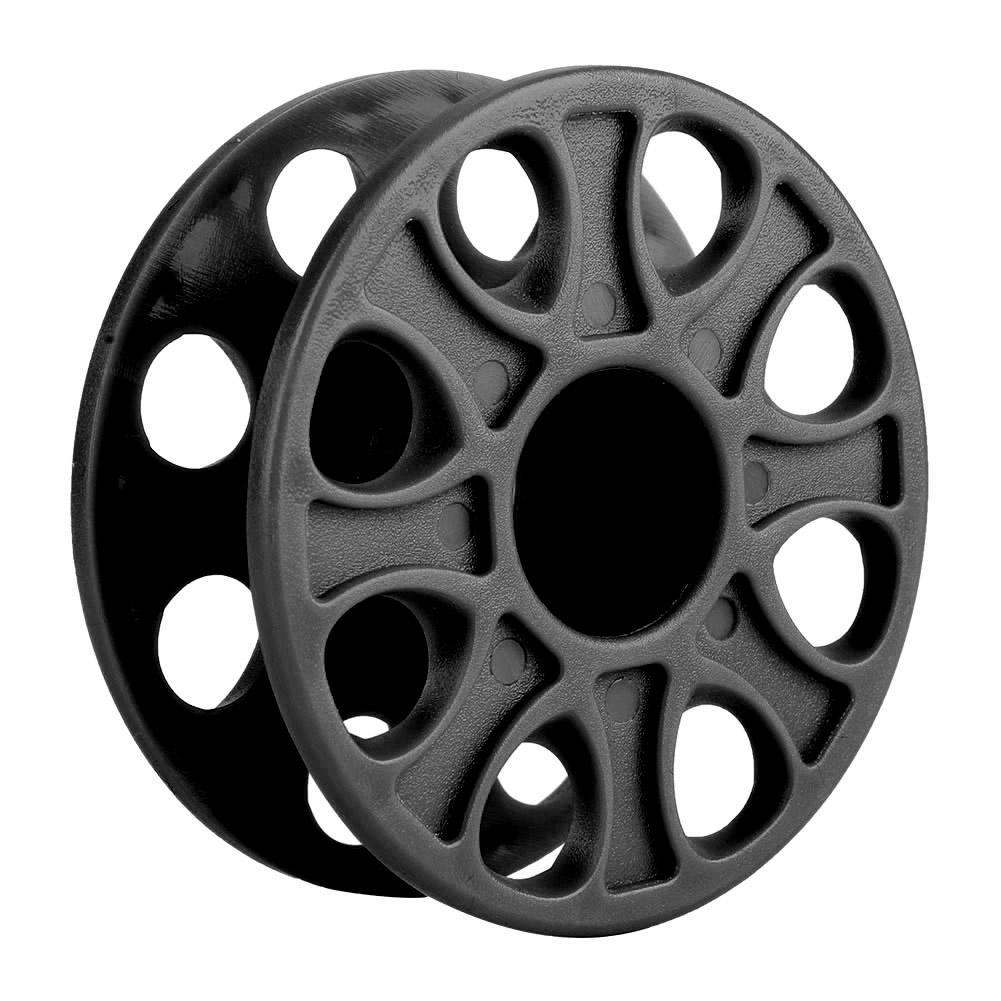 Durable Plastic Scuba Diving Compact Finger Spool Reel Diver Underwater Accessory Black