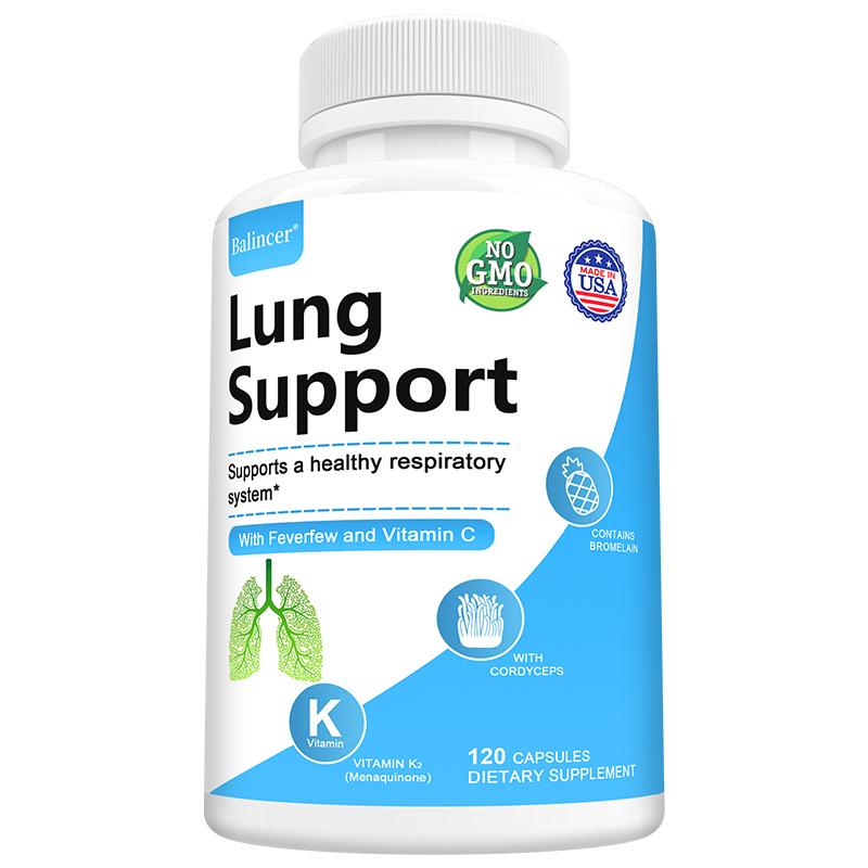 Natural Herbal Blend with Vitamin C & K2, 120 Vegetable Capsules Dietary Supplement