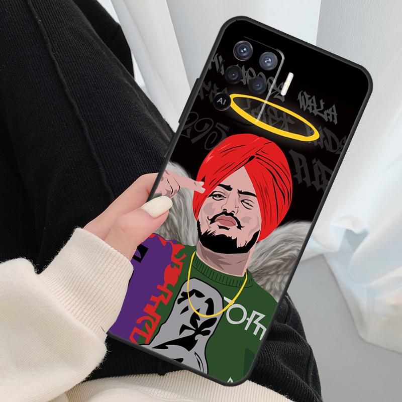 Indian Rapper Sidhu Moose Wala Case For Oppo A54 A74 A94 A18 A57 A17 A77 A38 A58 A78 A98 A80 A60 A40 A96 A76 A16 A15 A5 Pro