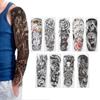 Waterproof Tattoo Stickers Large Full Arm Tiger Fake Temporary Tattoo Stickers 9pcs/Set