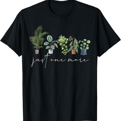Еще одно растение, Забавный энтузиаст-садовод, Футболка 'Plant Lady'
