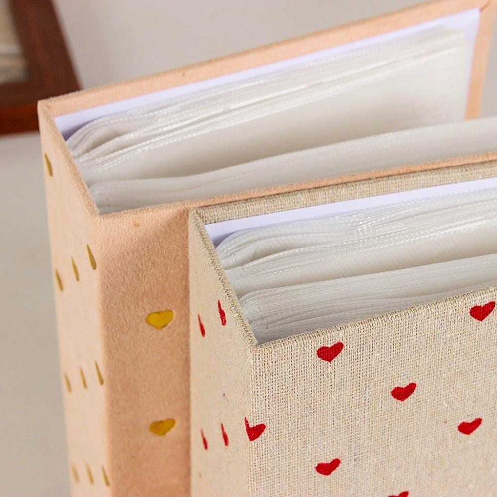 6 Inch 100 Pockets Scrapbook Album Laminated Slip-in Picture Albums Photo Storage Photo Collection