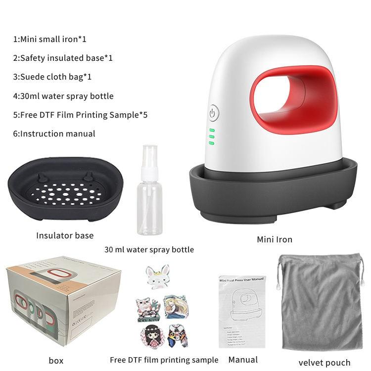 Easy to Use Hot Press Machine Mini Heat Transfer Machine for T-shit Hat Logo Transfer