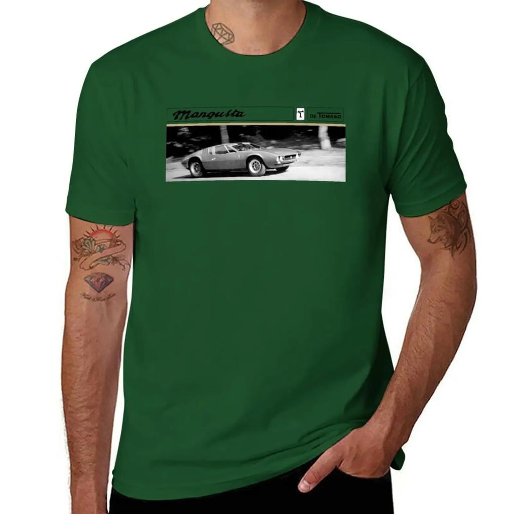 DE TOMASO MANGUSTA T-Shirt quick-drying tops summer clothes designer t shirt men