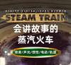 Children's Electric Train Simulation Retro Steam Track Car Model High-Speed Rail Toy