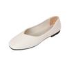 Large Size Square Toe Flat Shoes Women's Singles Shoes Women's Shallow Mouth Professional Women's Shoes Soft Soled Shoes