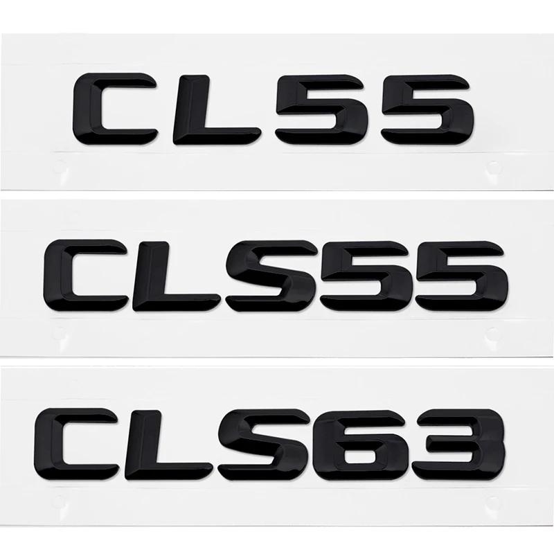 Car Tail Box Letters Badge Stickers Rear Trunk Emblem for Mercedes Benz CL55 CLS63 CLS55 CLS260 CLS350 CLS400 CLS500 CLS550 AP1