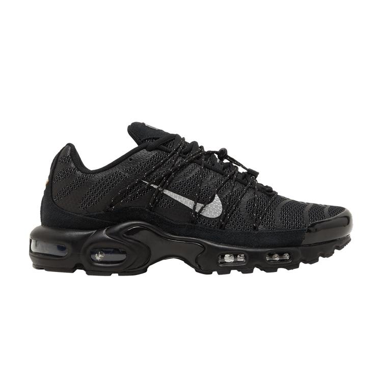 Nike Air Max Plus Utility Black Metallic Silver Мужские кроссовки Белые FD0670-001