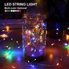 5M 16.4Ft 50LEDs Battery Powered LED String Light Fairy Copper Wire Xmas Party Decor Lamp