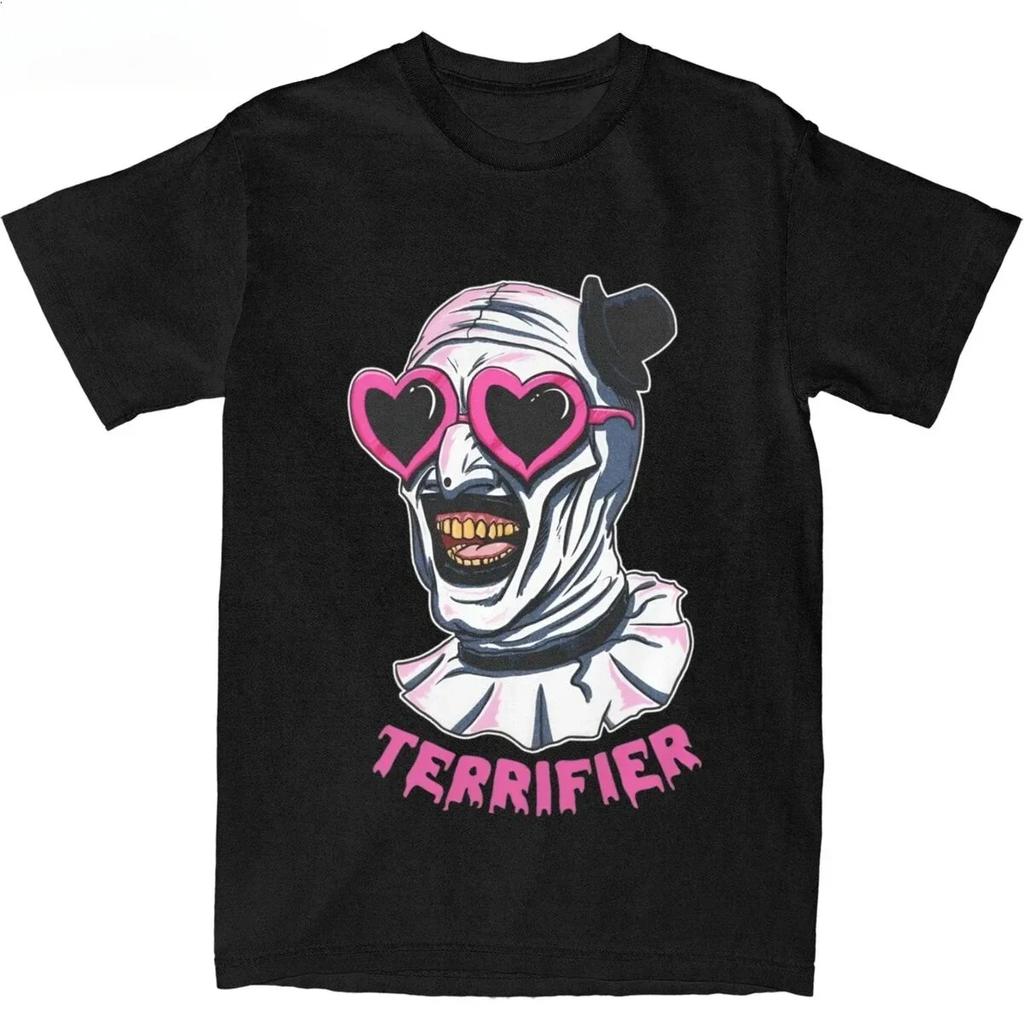 Womens new top Tshirt with fun clown pattern printed short sleeved round neck fashionable Womens Tshirt