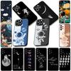 Чехол для Samsung Galaxy A05 A06 A14 A50 A51 A52 A12 A13 A17 A70 A07 A25 A26 A56 A23 M53 Case Креативный Дизайн Искусство Астронавт Луна