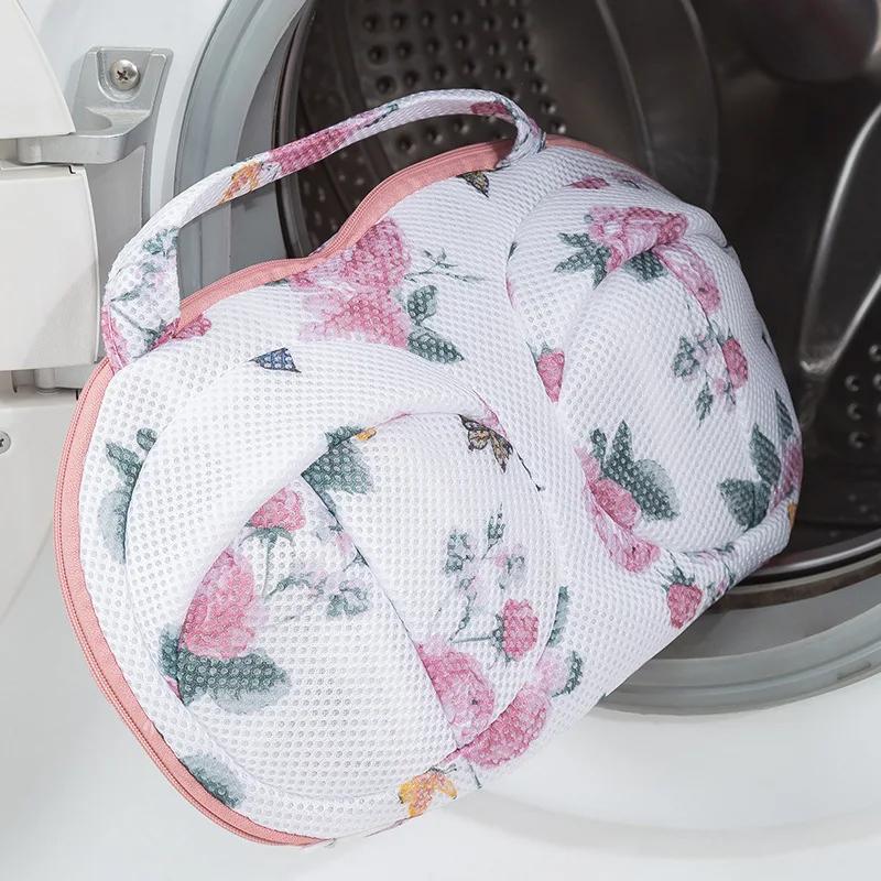 Новейший мешок для белья с принтом роз, мешки для стирки нижнего белья, сумки для защиты нижнего белья, сумка для стирки, дорожный портативный органайзер для белья