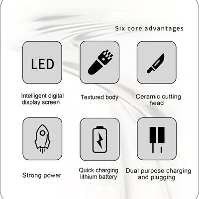 Электрическая машинка для стрижки волос Беспроводной триммер для волос Мужской набор для стрижки с 13 направляющими насадками Набор для стрижки, укладки и ухода за волосами