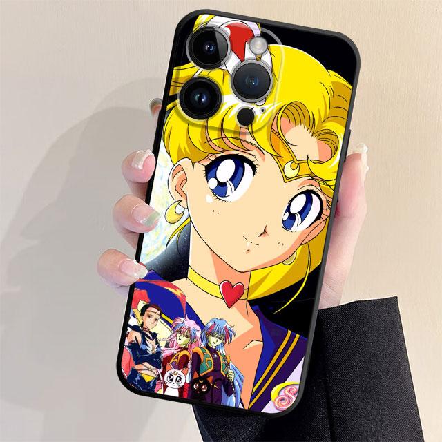 Чехол для телефона Apple iPhone XS X 11 SE 13 Pro Max 6s 14 Plus 8 XR 7 12 Mini 6, защитный силиконовый бампер S-Sailors Moons Girl, чехол