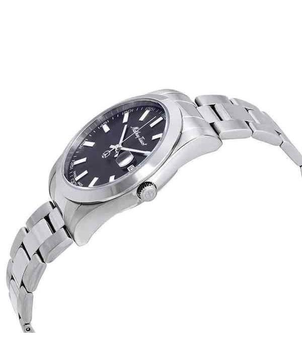 Mathey-Tissot Mathy I Кварцевые мужские часы из нержавеющей стали с черным циферблатом H450AN