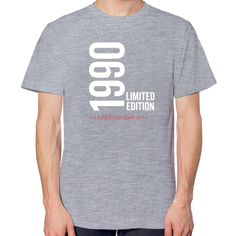 Born In 1990 Funny Age Birthday Gifts T Shirts Tees Tops Cotton Short Sleeve Tshirts Unisex Summer Fashion Unisexs Print T Shirt
