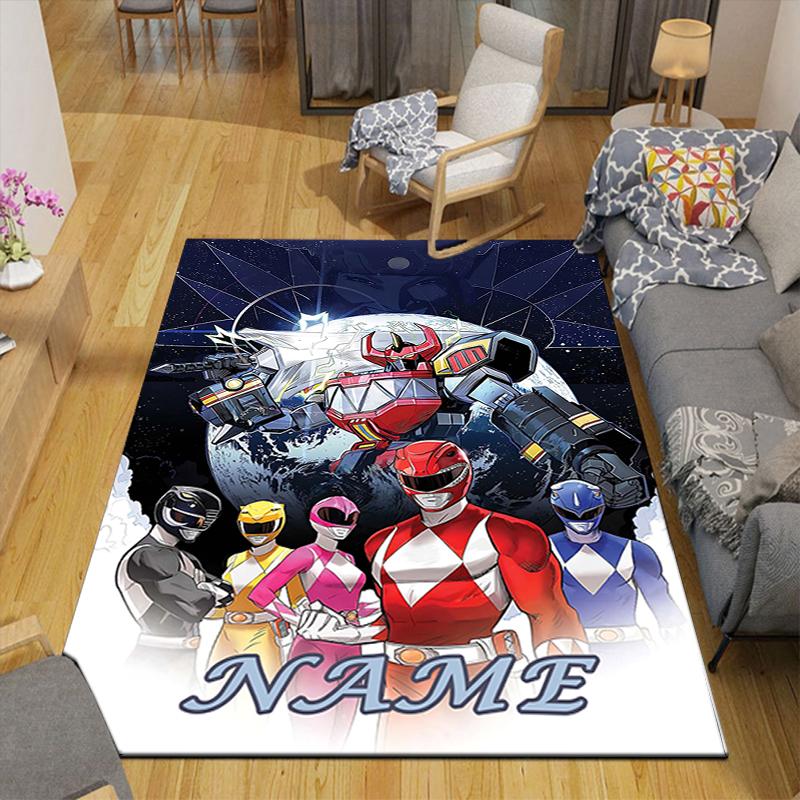 Custom 1Pc Power Rangers Team Rug Office Carpet Indoor Outdoor Entrance Doormat Nonslip Soft And Comfortable Living Room D2915215